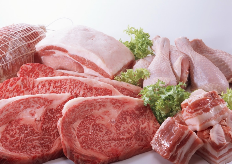 pieces, slice, japanese food, preparation, raw, cooking, studio shot, healthy Eating, raw Food, steak, plate, bacon, close-up, fat, chop, beef, meal, sashimi