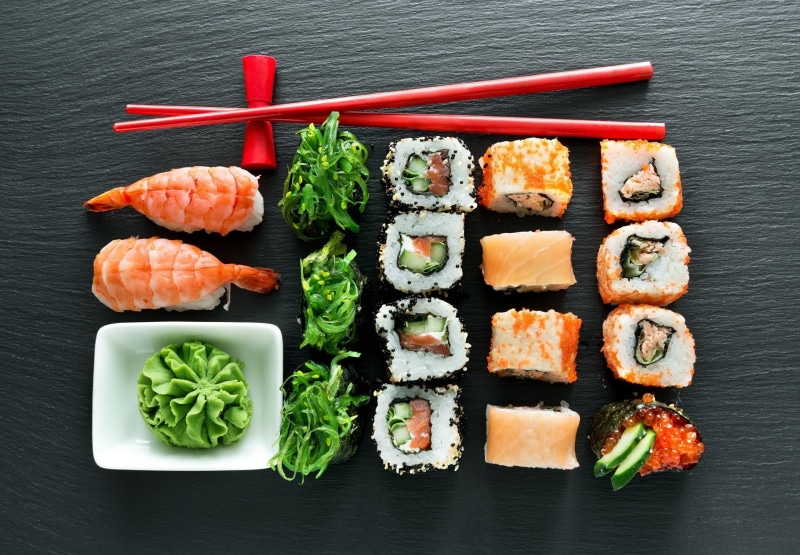 Rice, asian food, soy sauce, Seafood, plate, animal, Sushi, indoors, salmon - seafood, no people, Fish, sashimi, freshness, vertebrate, food and drink