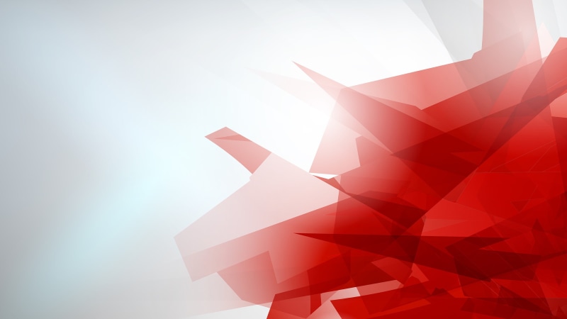 red, 2K, abstract, digital art, white, low poly