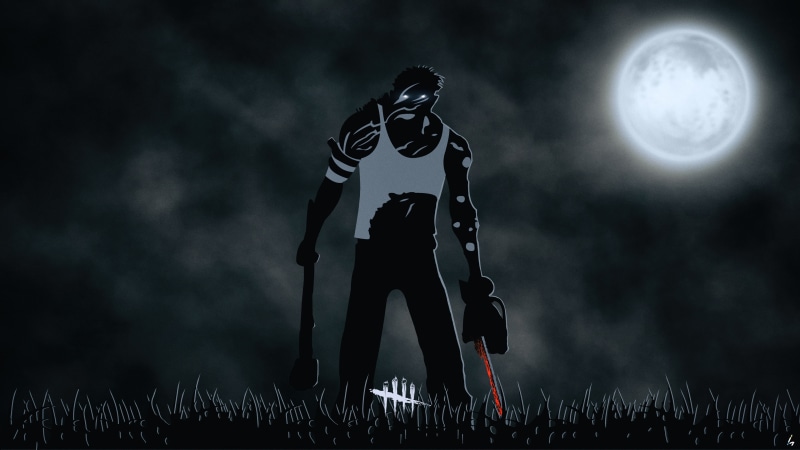 Adobe Illustrator, minimalism, fan art, The Hillbilly, render, Dead by Daylight, 4K, Photoshop, games art, video games, digital art
