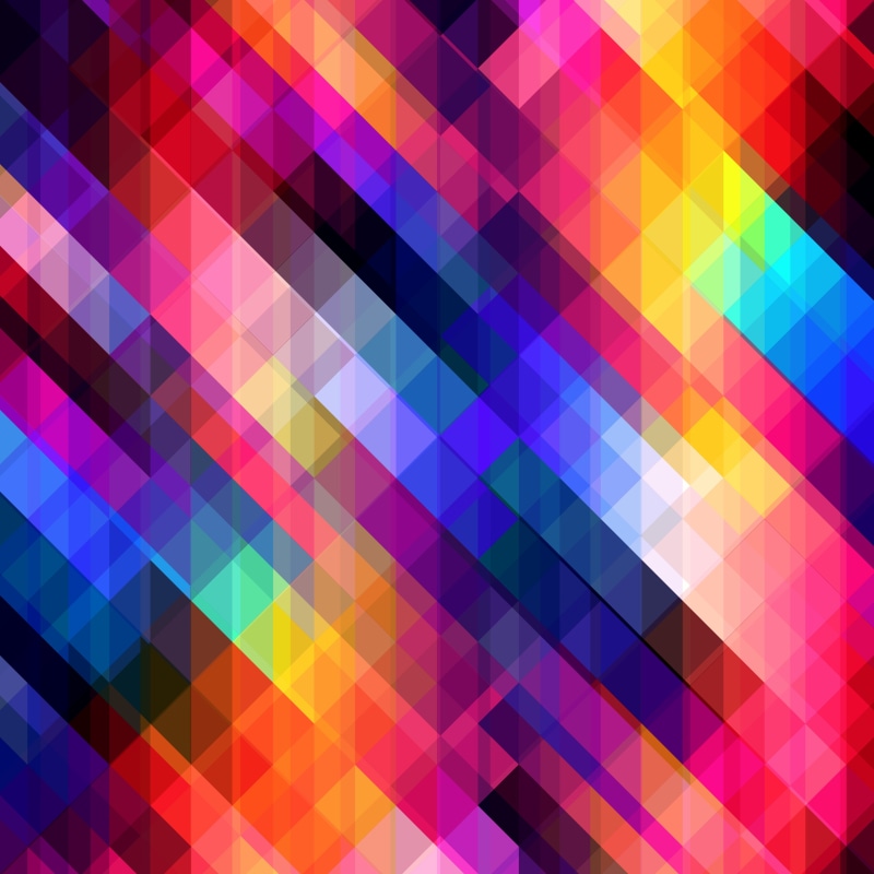 futuristic, vibrant color, light - natural phenomenon, arts culture and entertainment, multicolored, technology, no people, contrasts, 4K, cubes, bright