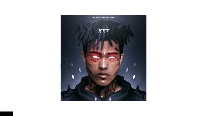 musician, tattoo, dyed hair, XXXTENTACION, shining, 1080P