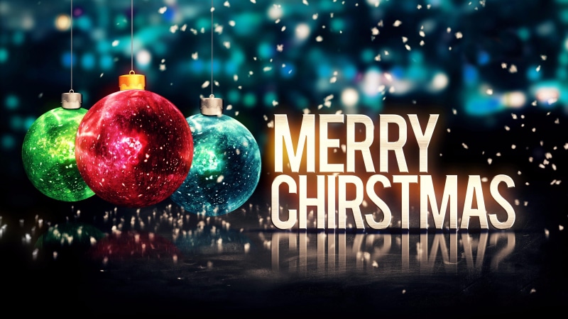 decoration, glitter, communication, christmas, no people, night, water, 4K, christmas ornament, lighting equipment, christmas ball, holiday, merry christmas