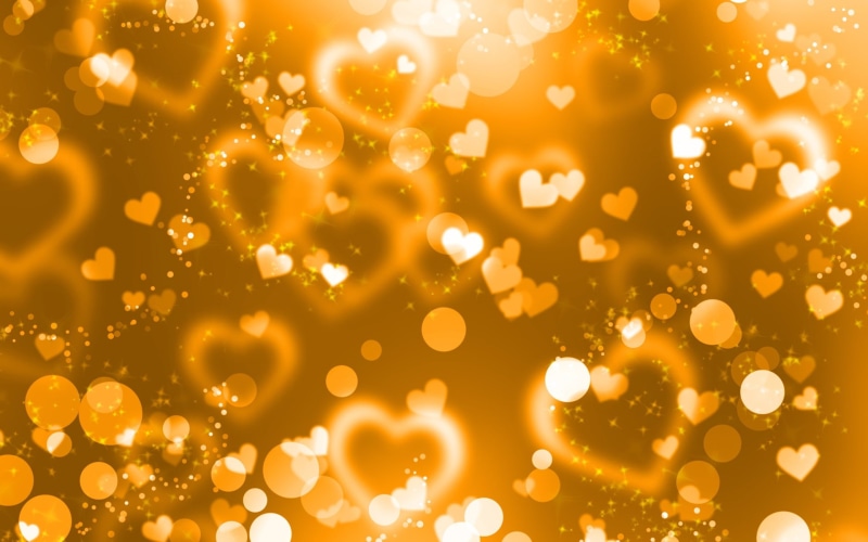 geometric shape, circle, backgrounds, yellow, night, glitter, lens flare, orange, 1080P, illustration, abstract, light, vector, celebration