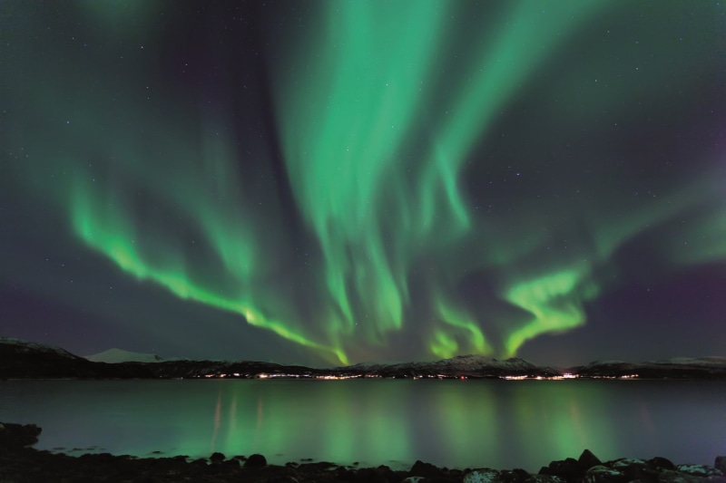 star - Space, nature, sky, aurora Polaris, night, cruise, sea, PR, blue, astronomy, nothern, Aurora Borealis, lights, 1080P, travel, Northern Lights, expedition