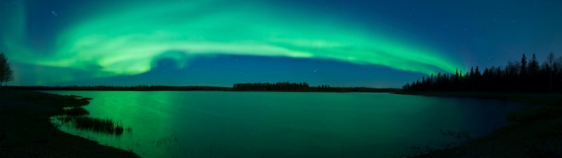 nature, awe, plant, beauty in nature, night, cloud - sky, aurora polaris, scenics - nature, dual screen, reflection, astronomy, luminosity, outdoors, power in nature