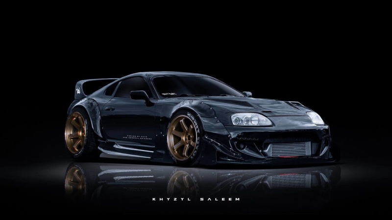 Art, Auto, Supra, Angry Bunny, 1080P, ArtStation, Toyota Supra, Khyzyl Saleem, Tuning, Supra Funny Bunny, Machine, Toyota, Rendering