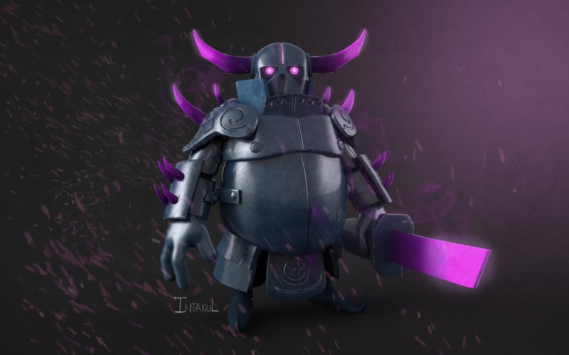 games, indoors, equipment, still life, explosive, technology, no people, metal, pink color, 1080P, close-up, clash of clans, security, representation