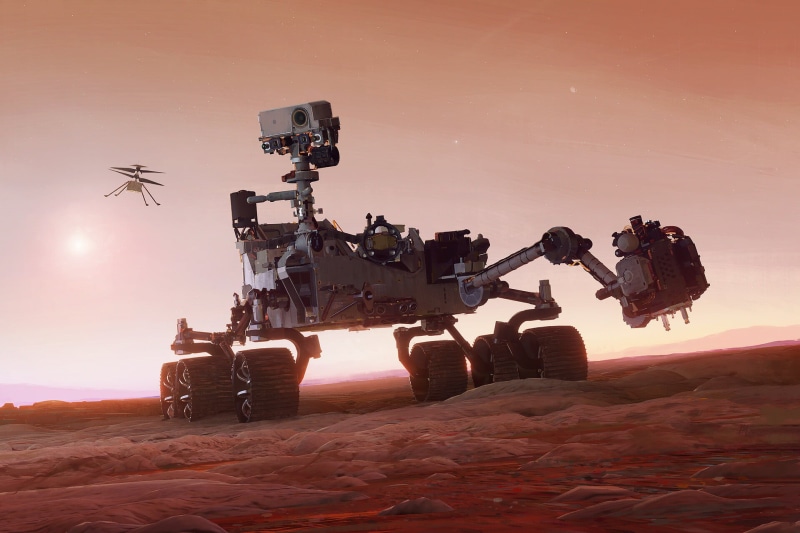 1080P, Mars, artwork, robot, ArtStation, Perseverance (Mars Robot), machine, vehicle, NASA, digital art