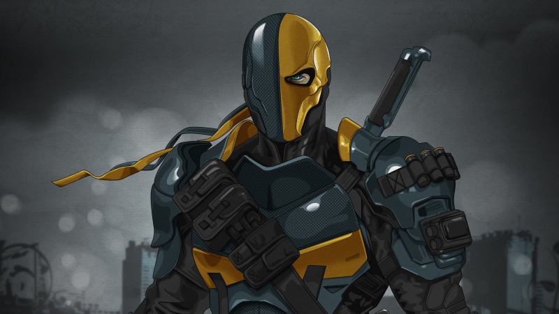 artstation, artwork, hd, digital art, 1080P, superheroes, deathstroke, artist, dc comics