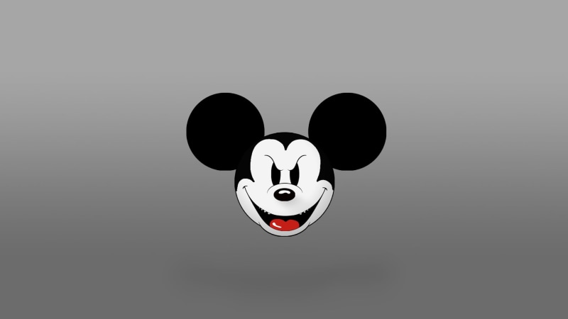 fun, indoors, shape, close-up, studio shot, mask, mickey, copy space, characters, dog, illustration, cut out, evil Mickey, representation, mammal, sign