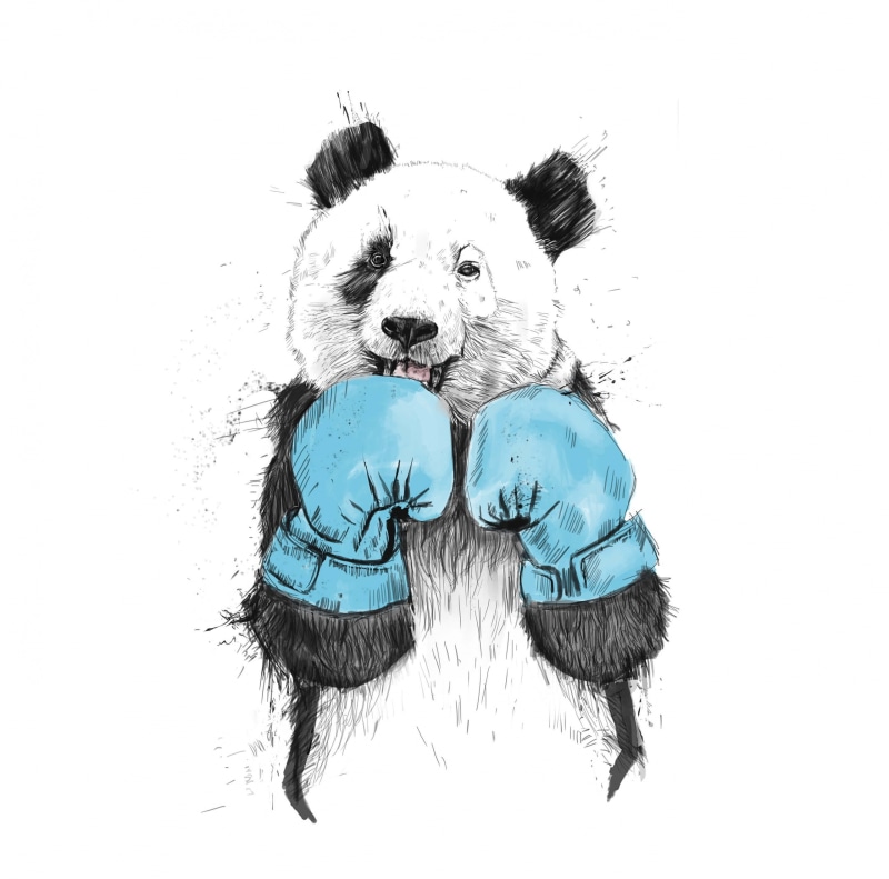 2K, panda, minimalist, Funny