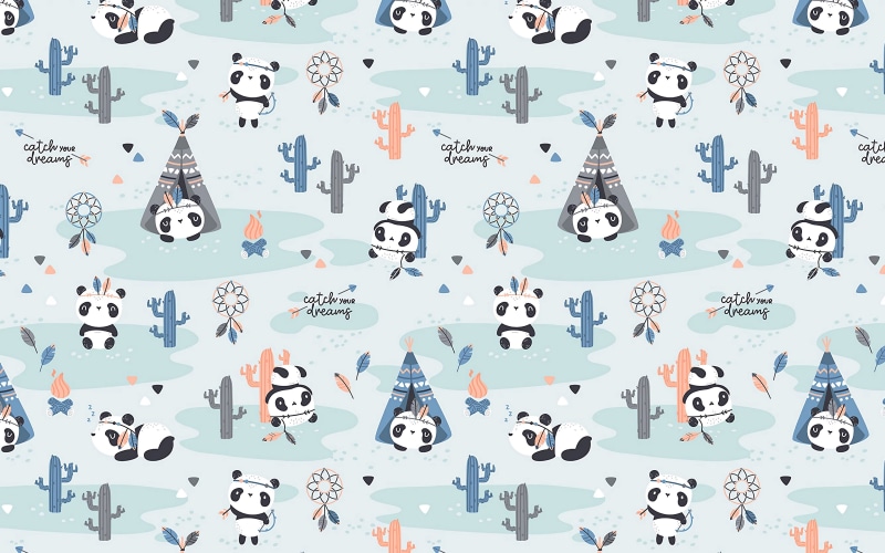 4K, cute, 4k ultra hd background, funny, pattern, pandas, textures