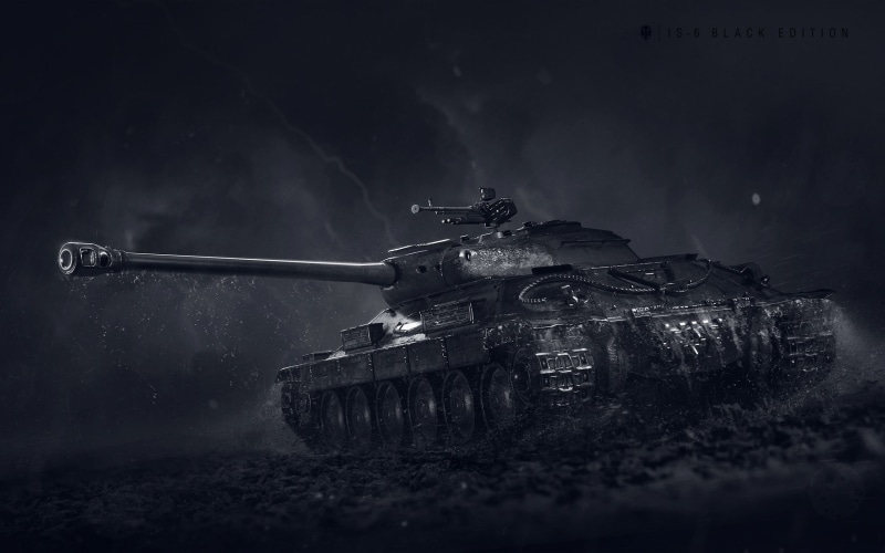 2K, WoT, Is-6, Wargaming Net, World Of Tanks, IS-6 Black Edition