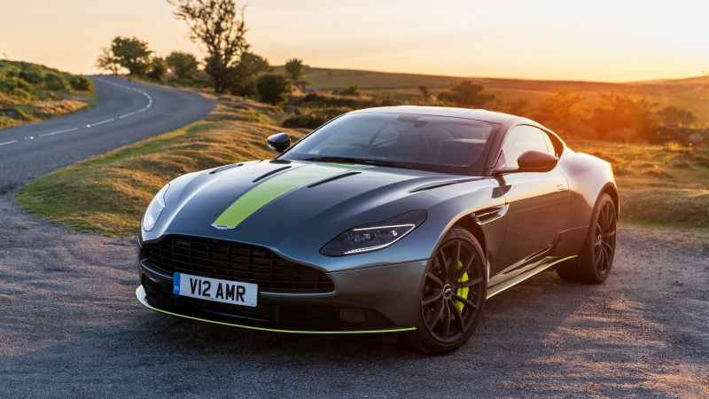 sky, db, 4K, tree, nature, AMR, 2018, sunset, Aston, DB11, transportation, Martin, driving, mode of transportation, motion, road trip, road, land vehicle