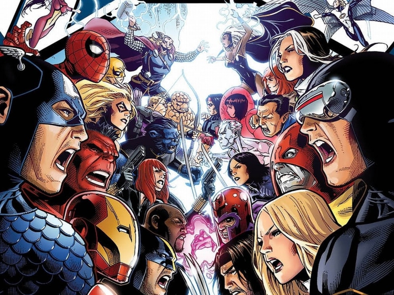 Black Widow, Thing (Marvel Comics), 720P, avengers vs. x-Men, Storm (Marvel Comics), Wolverine, Cyclops (Marvel Comics), Spider-Man, Power Man, Magneto (Marvel Comics)