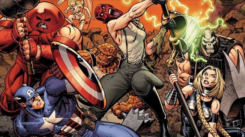 Juggernaut (Marvel Comics), Avengers, Captain America, 4K, Thing (Marvel Comics), The Avengers, Red Skull (Marvel Comics)