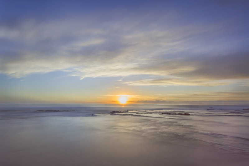 airplane, tranquil scene, scenics - nature, 4K, beauty in nature, no people, golden, outdoors, sky, sun, horizon, idyllic, ocean, sea, orange color, sunset