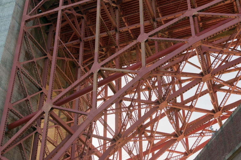 grid, dusk, nature, roof, ceiling, setting sun, beer, red, cars, connection, sunlight, metal, metla, torpedo warf, wood - material, bridge - man made structure