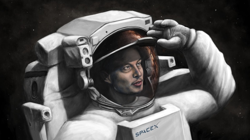 Elon Musk, spacesuit, SpaceX, 1080P