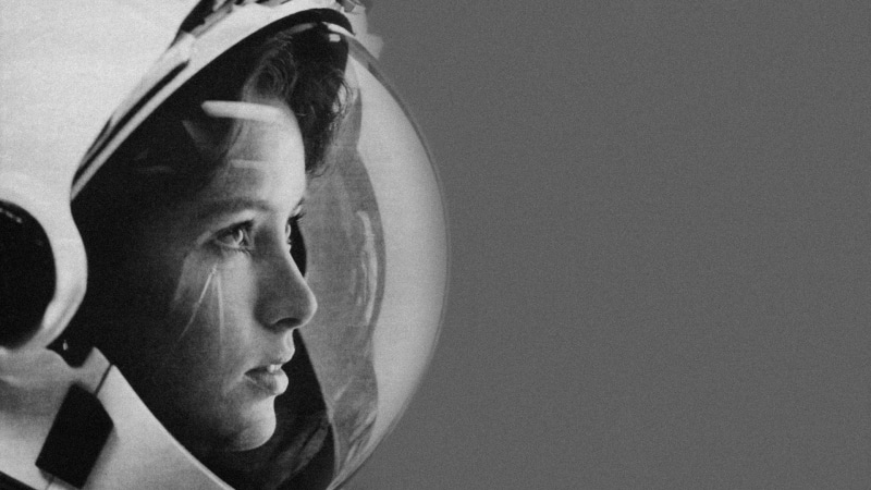 real people, women, copy space, one person, Anna Lee Fisher, leisure activity, human face, young adult, spacesuit, mouth open, contemplation, close-up