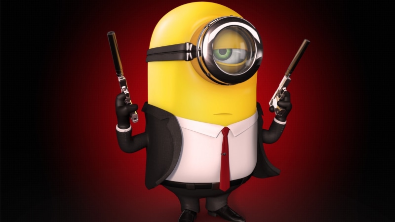 2K, minion, safety, work helmet, red, one person, sports helmet, indoors, helmet, security, studio shot, adult, simple background, women, headwear
