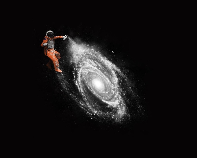 extreme Sports, black Color, suit, young adult, outdoors, skill, artwork, jumping, sport, determination, people, night, powder Snow, adult, astronaut, humor