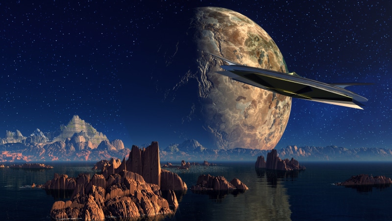 no people, nature, urban Skyline, fantasy, space, solid, moon, tranquil scene, astrology, otheworldy, space and astronomy, science fiction, star - space
