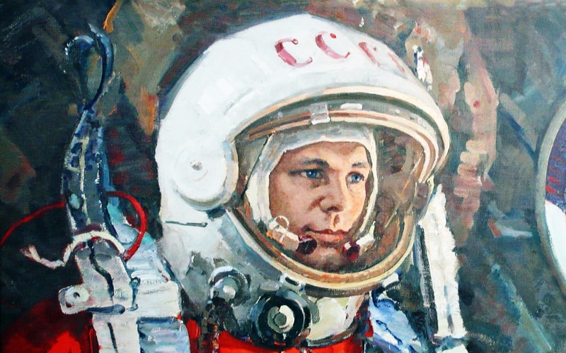 ussr, yuri gagarin, download 3840x2400 yuri gagarin, spacesuit, 4K, cosmonaut backgrounds
