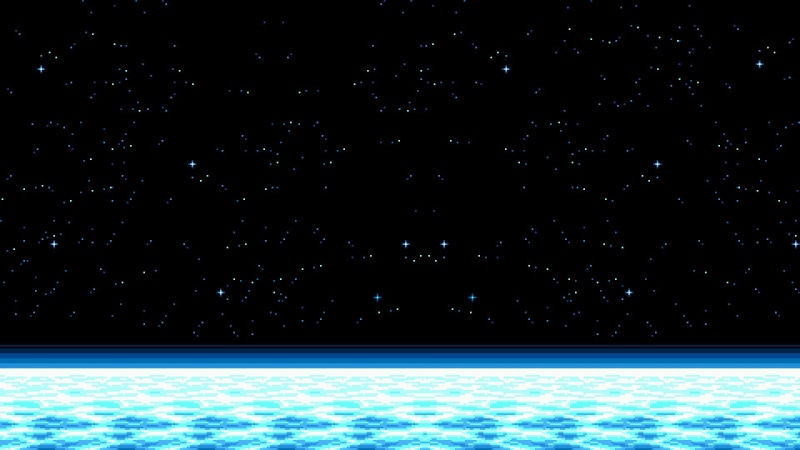 nature, night, no people, copy space, technology, dark, scenics - nature, tranquility, pixelated, pixel art, star, illuminated, star field, tranquil scene