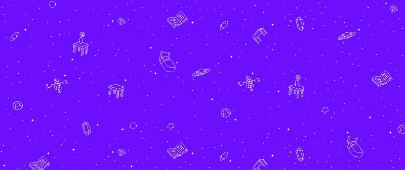 purple background, sky, pixel art, universe, Omori, ultrawide, stars, 2K, OMOCAT, planet