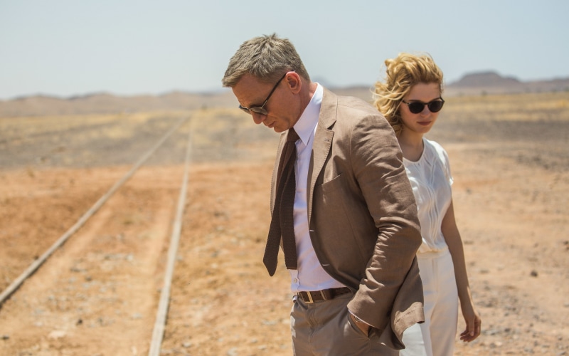007: SPECTRUM, agent Daniel Craig, James Bond, Madeleine Swann, women, suit, brown, s, madeleine, dress, bond, SPECTRE, white, 007, james, Daniel Craig