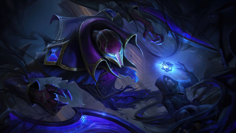 League of Legends, Riot Games, Hextech, spectrum, jungle, Nocturne, 4K, dark