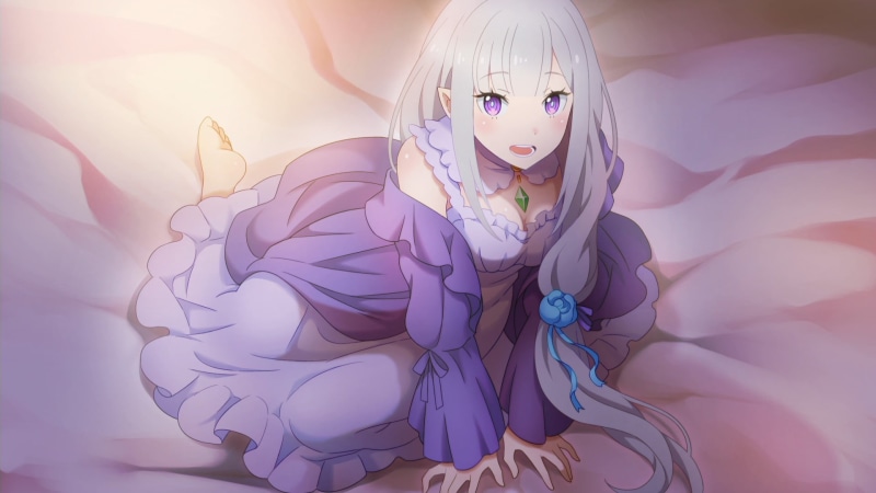1080P, beauty, adult, young women, textile, digital composite, looking at camera, art and craft, Emilia (Re: Zero), females, nature, beautiful woman, anime girls