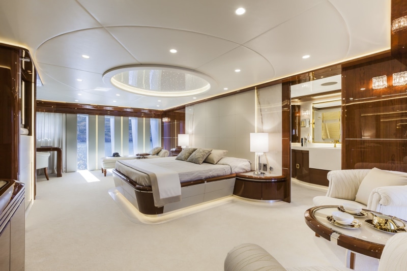 lamp, interior design, bed, bedroom, chair, luxury, pillow, 1080P, interior, window