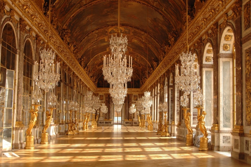 building, design, versailles, room, palace, chateau, 1080P, french, france