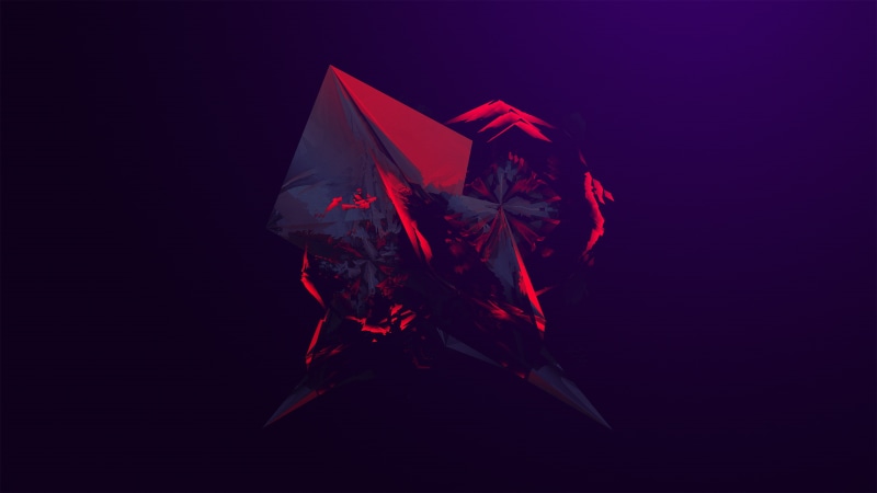 digital art, 2K, Justin Maller, Facets, minimalism