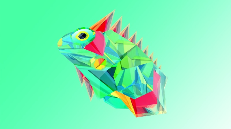 green, colored background, studio shot, Facets, animal themes, creativity, cut out, fish, indoors, animal representation, representation, no people