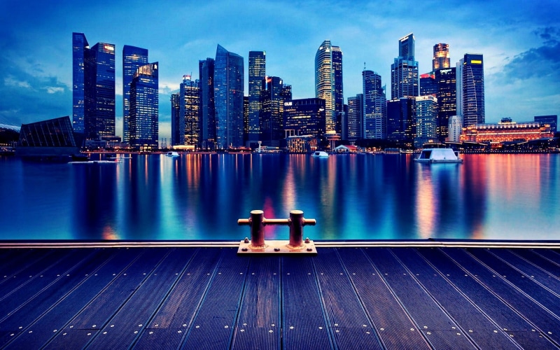 night, high, scenics, travel Destinations, building Exterior, architecture, building, waterfront, sky, wood - Material, lights, buildings, light - Natural Phenomenon
