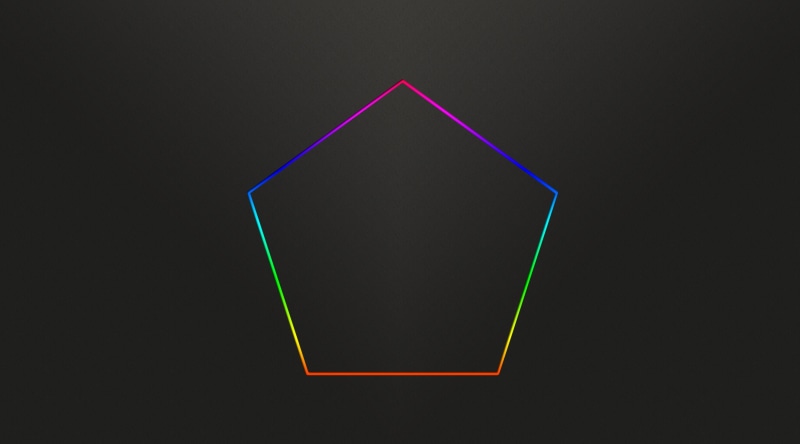 studio shot, neon, Colorful, blue, creativity, close-up, copy space, red, black background, black color, Aero, rainbow, no people, geometric shape, shape