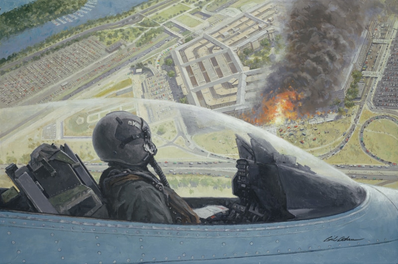 cabin, flame, 2K, art, The Pentagon, F-16, 2001, the plane, figure, pilot, Virginia, 11 Sep, fire, smoke, Washington