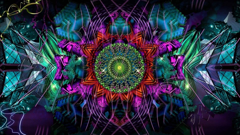special effects, psychedelic art, digital composite, night, no people, art and craft, digital art, full frame, pattern, indoors, graphics, purple, psychedelic