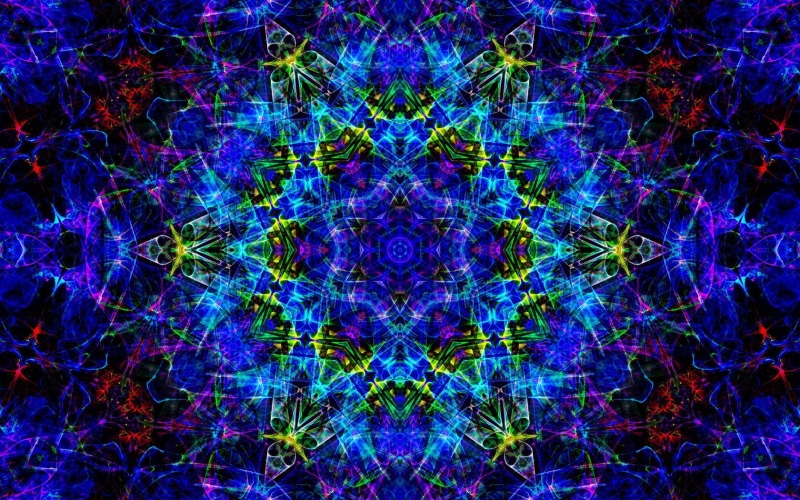 red, 720P, backgrounds, no people, abstract, pattern, night, nature, symmetry, blue, studio shot, full frame, fractal, multi colored, close-up, illuminated