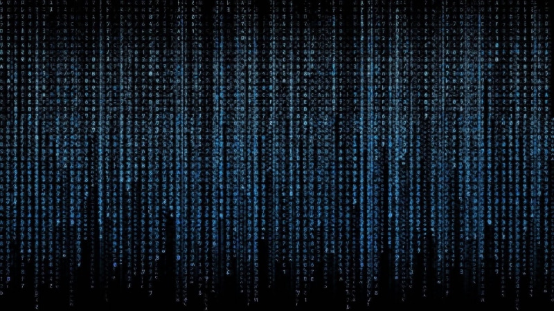 wireless technology, pattern, texture, 1080P, coding, matrix, technology, blue, dark blue, backgrounds, arts culture and entertainment, copy space, binary code