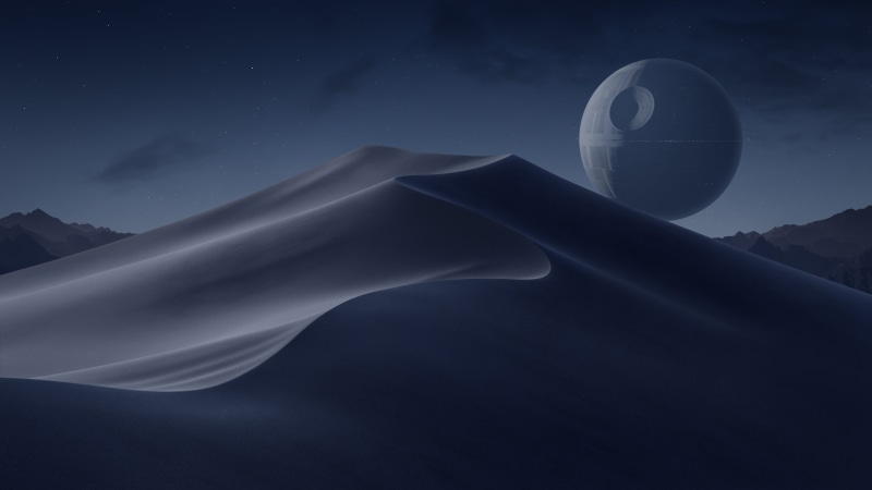 dune, sand, 5K, Star Wars, Death Star, night