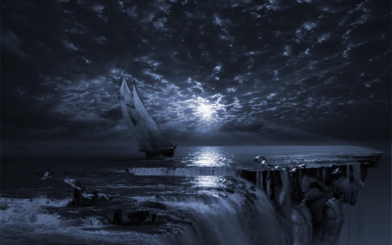 moon rays, 720P, waterfront, sailing ship, scenery, long exposure, ice, cloud - sky, night, frozen, sky, winter, water, splashing, boat, nature, beauty in nature