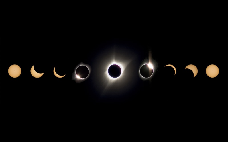 space, eclipse, Sun, 2K, Moon, sun rays