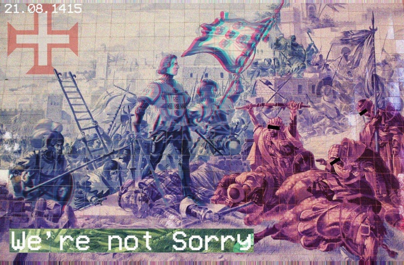 720P, painting, Europe, Portugal, vaporwave, war, fashwave, glitch art