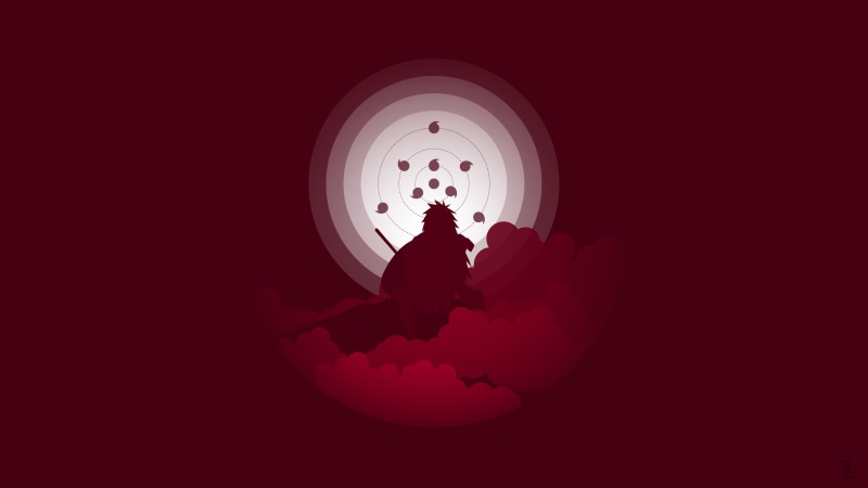 one person, copy space, real people, light - natural phenomenon, child, males, childhood, naruto, geometric shape, silhouette, uchiha, red, adult, lifestyles