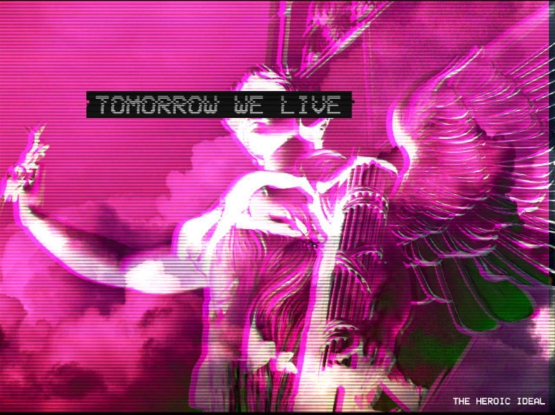 720P, angels wings, vaporwave, Europe, glitch art, fashwave, pink